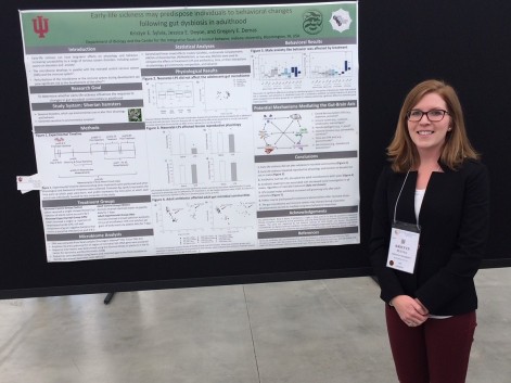 Kristyn presents her research at the 2018 Experimental Biology meeting in San Diego, California.